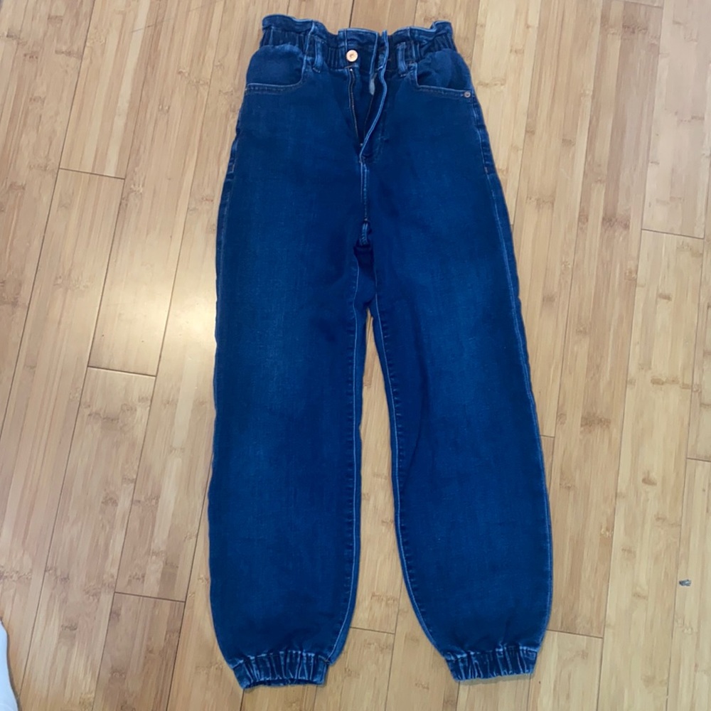 EXPRESS cinched jeans size 0